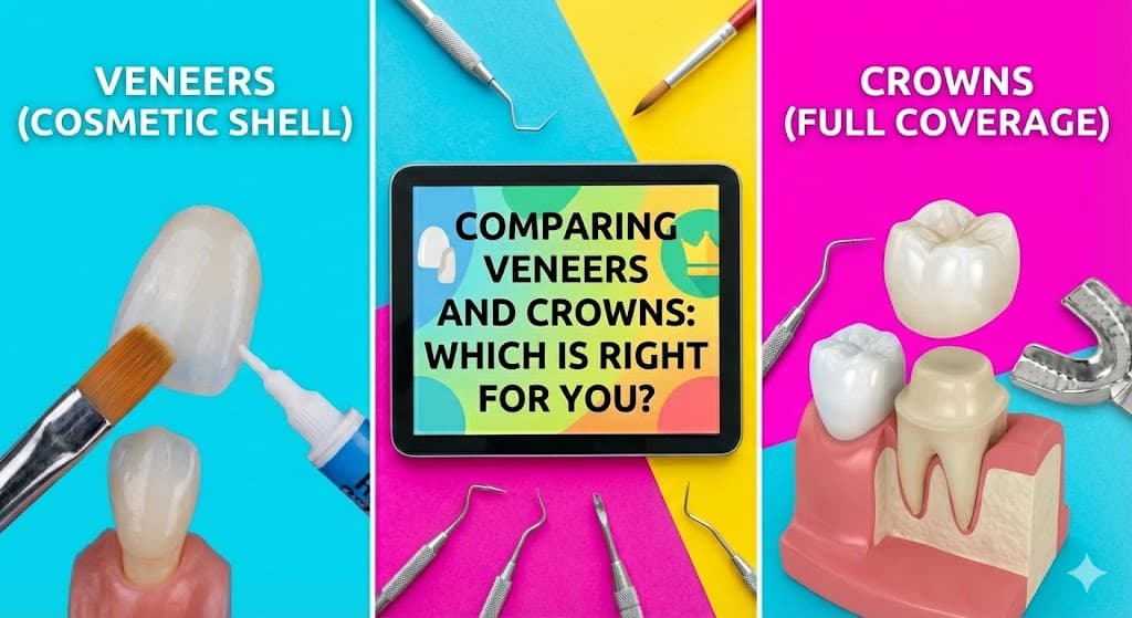 Comparing Veneers and Crowns: Which is Right for You?